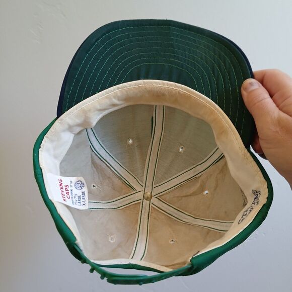 Vintage Stevens Comfo-matic Snapback Hat Embroidered 7 1/4-7 5/8 L/XL MLB USA - Picture 8 of 8